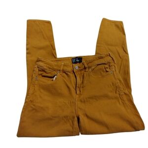 GAP 2/$10 Women's Mustard Yellow Universal Leggings Jeans Skinny SZ 8/29R